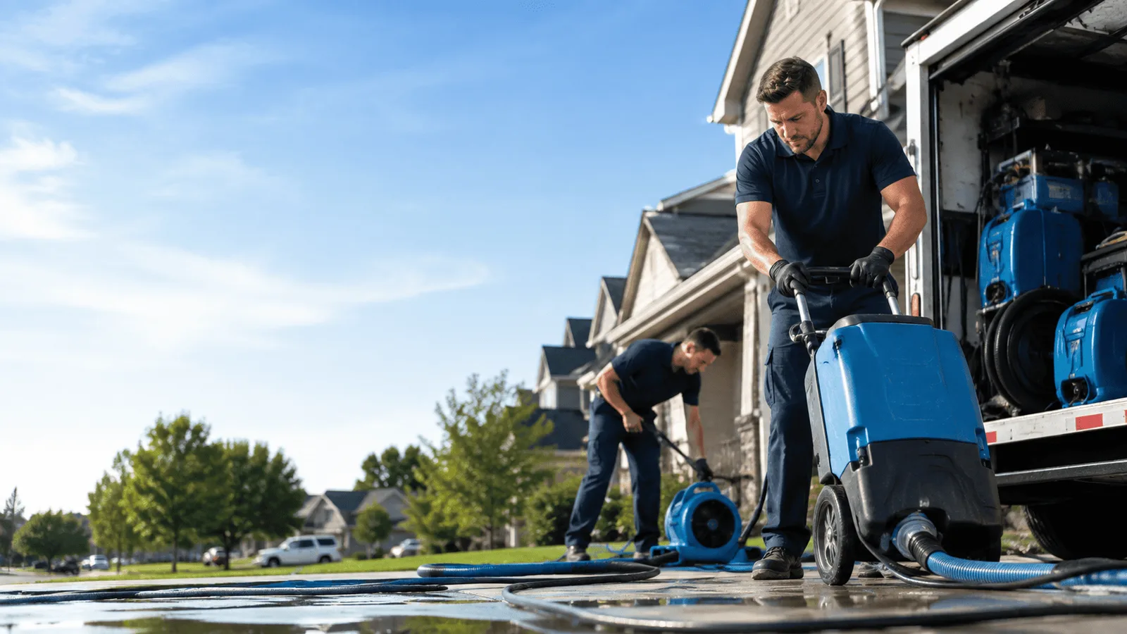Structural Drying being performed in Saint Petersburg, FL